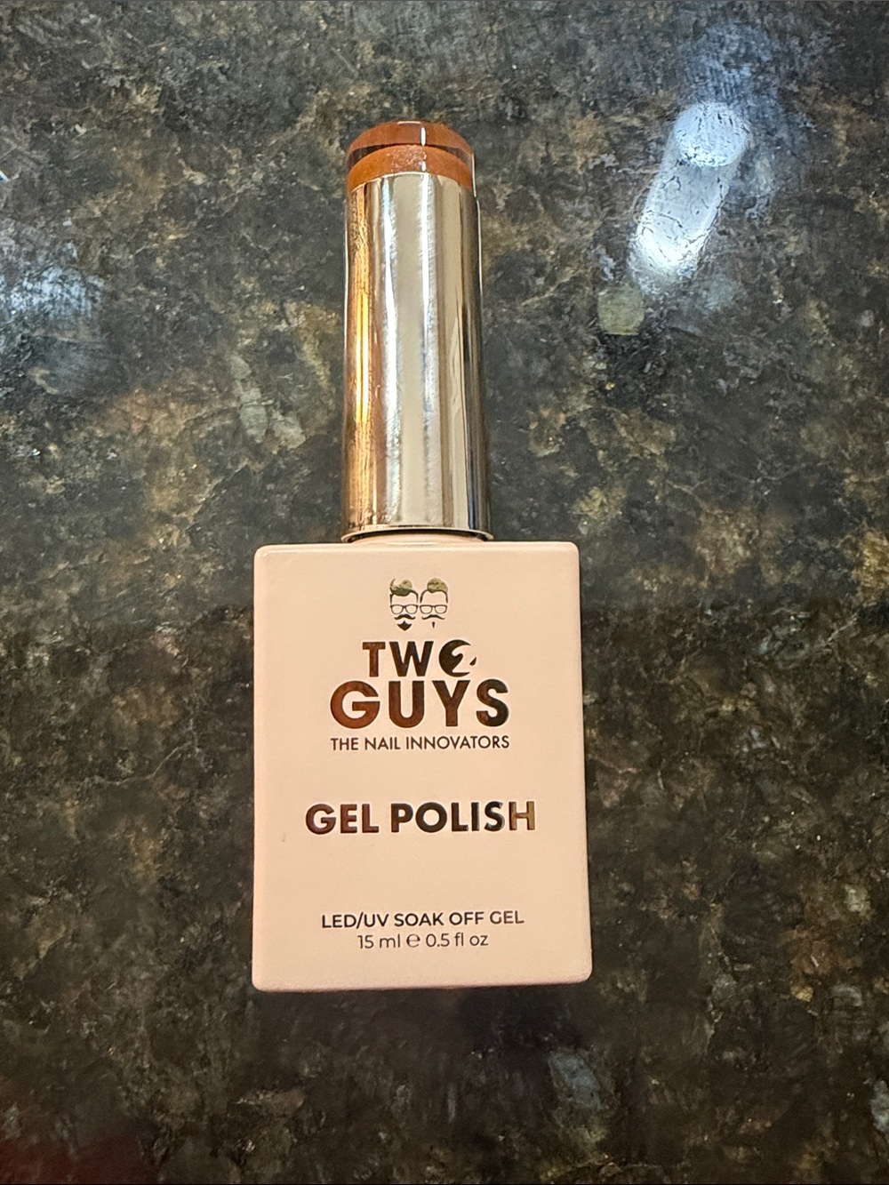 Two Guys Gel Polish in A88 Gingerbread Man Oh Snap! Gel .5 fl oz New